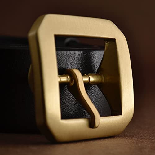 HAORUN Stainless Steel Pin Buckle for Men Leather Belt Replacement Snap On 40mm2