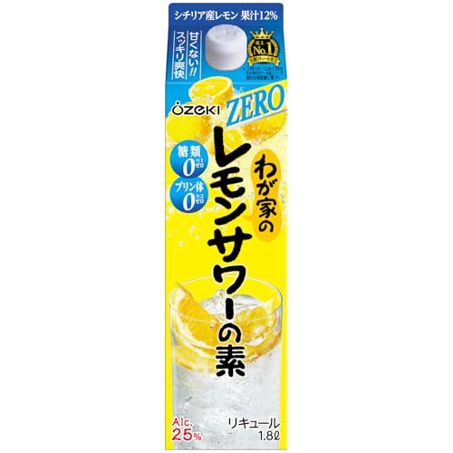 【甘くない】大関 わが家のレモンサワーの素 ZERO [大容量 糖類ゼロ...