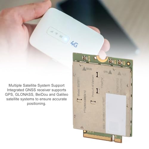 Cryfokt 4G Module for Wireless, 600Mbps Download 150Mbps Upload LTE Cat12 Module with NGFF M.2 Interface, for Laptop Worldwide Communication miniatura 5