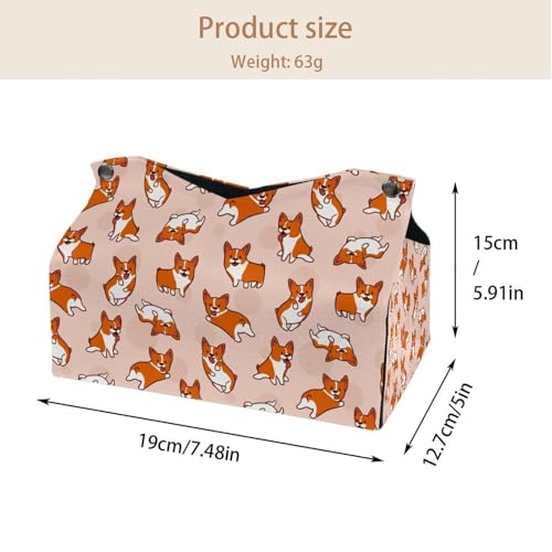 Boîtes à mouchoirs Corgis lot de 2 distributeurs robustes pour hôtels