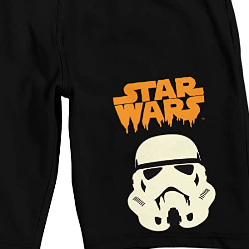 Star Wars Episode 4 A New Hope Stormtrooper Men's Black Sleep Pajama Shorts2