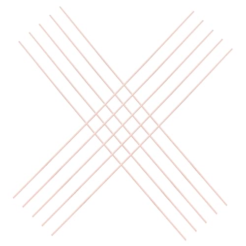 DECHOUS 10pcs Copper Welding Rods Flat for Refrigeration Air Conditioning Repairs for DIY Projects and Crafts Versatile Welding Consumables