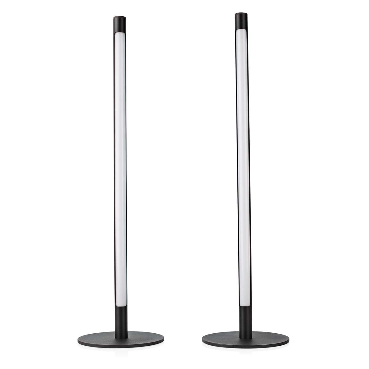 NEDIS SmartLife Stimmungslicht - Wi-Fi - Tube - 600 lm - RGBIC/Warm bis kühlen weiß - 2700-6500 K - 36 W - Metall - 2 Stück