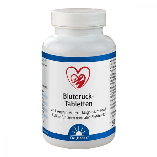 Dr. Jacob's Blutdruck-Tabletten Arginin Magnesium Kalium 126 stk