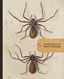  Composition Notebook: One Spider, Two Angles  Dark Academia Stationery for Journaling, School Work, Creative Writing  Unique Gift for Teachers, Students, Writers, and Natural History Lovers