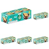 frankonia CHOCOLAT NO SUGAR ADDED Hazelnut Crisp Waffles, 9 Stück, braun (Packung mit 5)