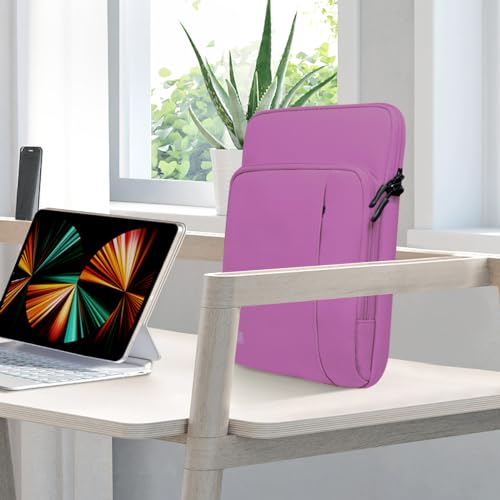 TiMOVO Funda para Tablet de 13" con Correa de Hombro para iPad Air 13", iPad Pro 13", iPad Pro 12.9", Galaxy Tab S9+/S9 Plus/S10+/S10 Plus/S9 FE+/S9 FE Plus 12.4", Remarkable Paper Pro 11.8",Morado