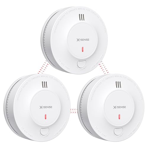X-Sense Wireless Smoke Alarm SD19-W 3-Pack