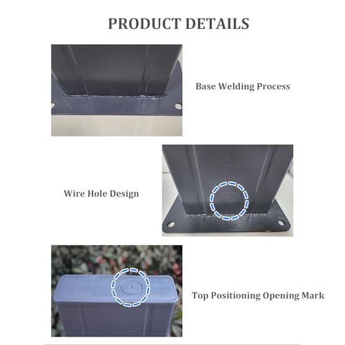 Socle extérieur 150 cm pour borne de recharge : la solution anti-intempéries - 7