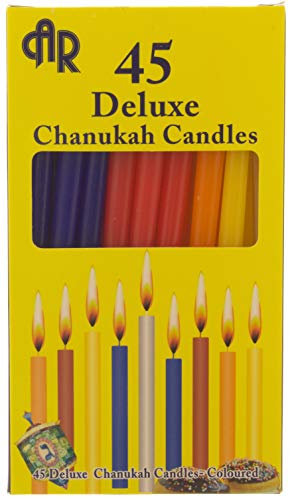 Hanukah Candles, Blue And White, 45 Special Chanuka Candles, Non-Drips #TOP1