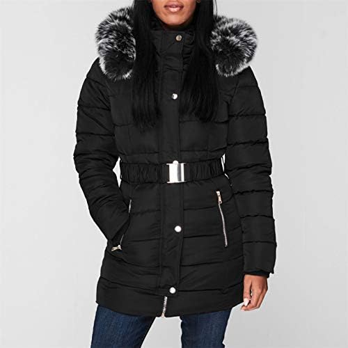 bubble coat with belt