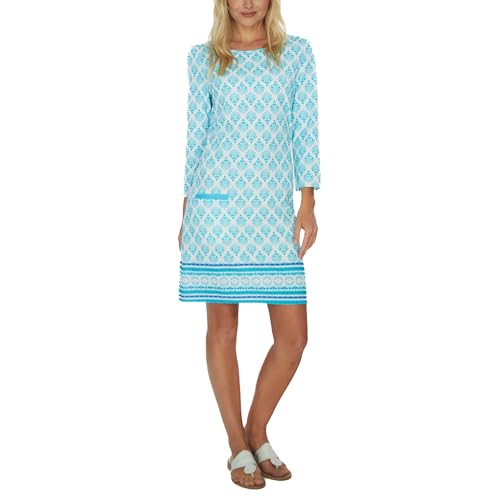 10 Best Bathing Suits with Tummy Control for Women Over 60: Flattering Swimwear for Confidence at Any Age 26 Cabana Life Shift Dress, UPF 50+ Sun Protection Casual Dress, Boat Neckline, Quarter Sleeve, Womens Fashion, Amalfi Coast, XS