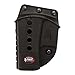 Fobus For Glock 17, 19, 22, 23, 31, 32, 34, 35, Walther PK380 Holster, Black, Left Hand, Roto-Belt