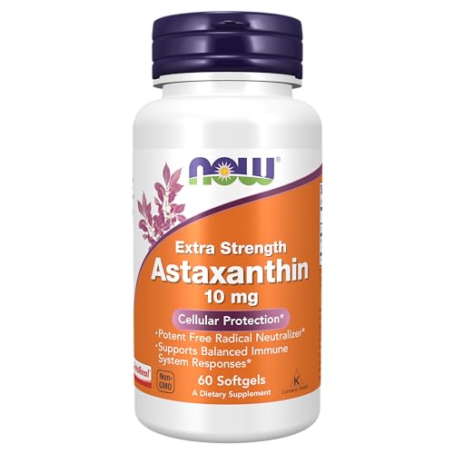 Astaxanthin 10 mg (60 Softgels) - Now Foods