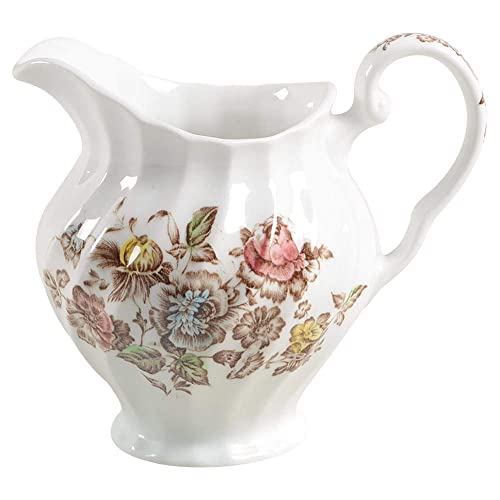 Staffordshire Bouquet by Johnson Bros, China Cream Pitcher