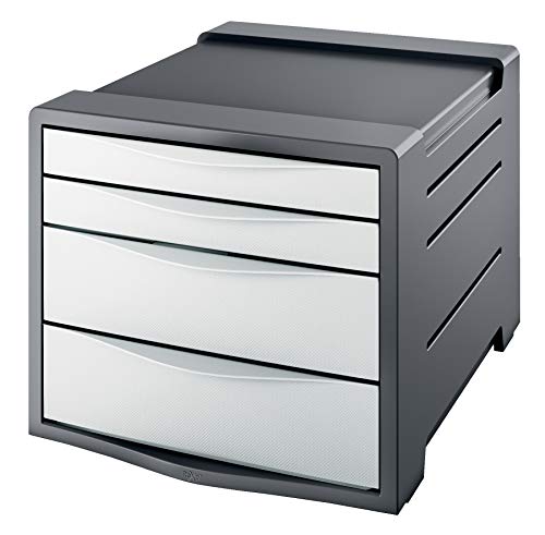 Organizador de oficina Rexel Choices 2115608 blanco de 4 cajones para hojas A4