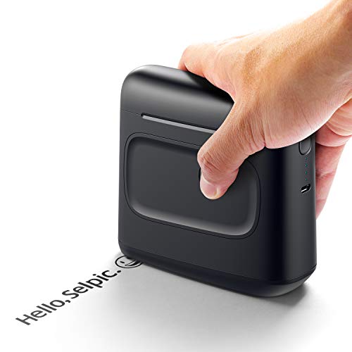 Selpic Handheld Printer S1 Portable Inkjet Printer, Quick-Drying Waterproof Ink, Print on Wood