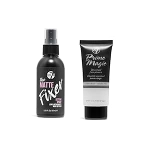 W7 The Fixer Matte Set – Setting Spray & Primer Duo – Natural, Matte Finish