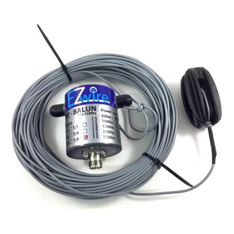 500 Watt 32m XL Multiband Dipol endgespeist 1:9 Balun EZwire 10m - 160m L:32M Cover
