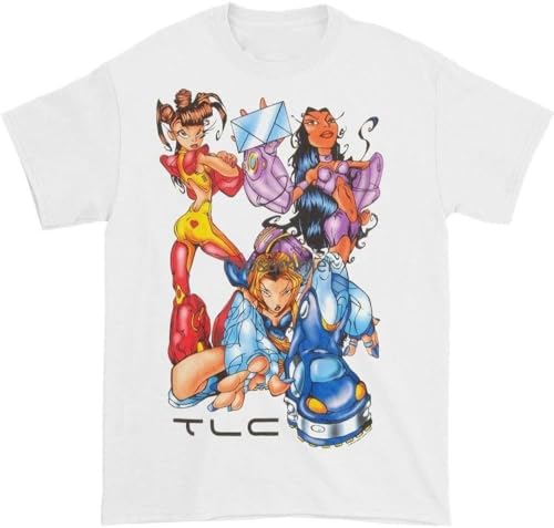 TLC Waterfalls Vintage Old School Girl Group Tee Cotton T Shirt Ie Hip Hop Print Art Fan Gift Gift(2) mens