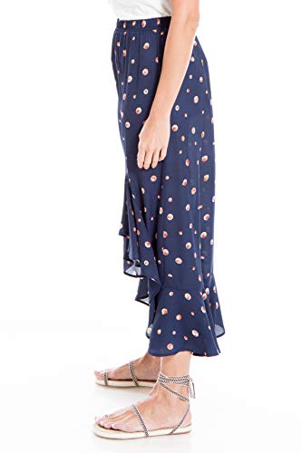 Max Studio Women's Floral Print Ruffle Hem Maxi Skirt2