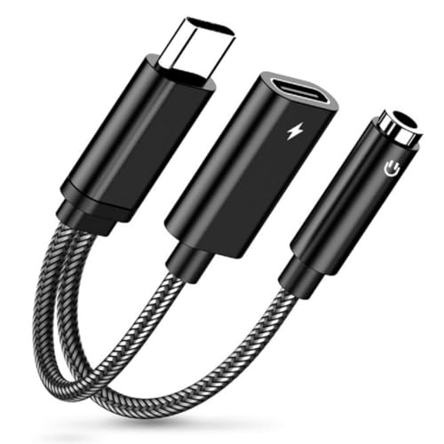 Vanpolchy ^Cvc CzWbN ϊ I[fBI USB-C to 3.5mm + USB-C[d 2in1 CzϊA_v^[ ʒ/ʘb/yΉ 30W [d DAC Hi-Fi 24bit/96KHzΉ ϋv