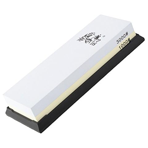 TAIDEA 1000/3000 Grit Combination Corundum Whetstone Knife Sharpening Stone/Double-Sided Cover