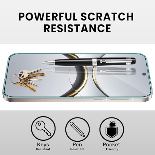 Image of ArmourPro Military Grade Gorilla Tempered Glass Screen Protector Compatible for Oppo Find X8 with Edge to Edge Coverage, Cable Protector and Easy Installation kit (6.59 Inch)