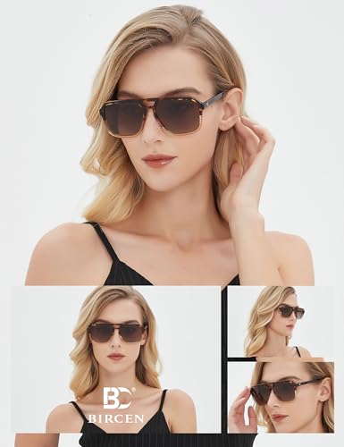 BIRCEN Women's Polarized Acetate Frame Sunglasses (Various Colors) - image 2