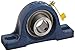 SKF SY 1.1/2 RM Pillow Block Ball Bearing, 2 Bolts, Normal-Duty, Setscrew Locking Collar, Contact Seals, Cast Iron, Inch, 1-1/2" Shaft, 1-15/16" Base To Center Height, 5-11/32" Bolt Hole Spacing Width, 6910 pounds Dynamic Load Capacity