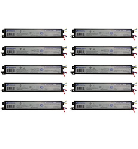 Robertson 2P20122 Quik-Pak of 10 Fluorescent eBallast for 2 F40T12 Linear Lamp, Rapid Start, 120-277Vac, 50-60Hz, Normal Ballast Factor, HPF, Model RSS240T12MV /A