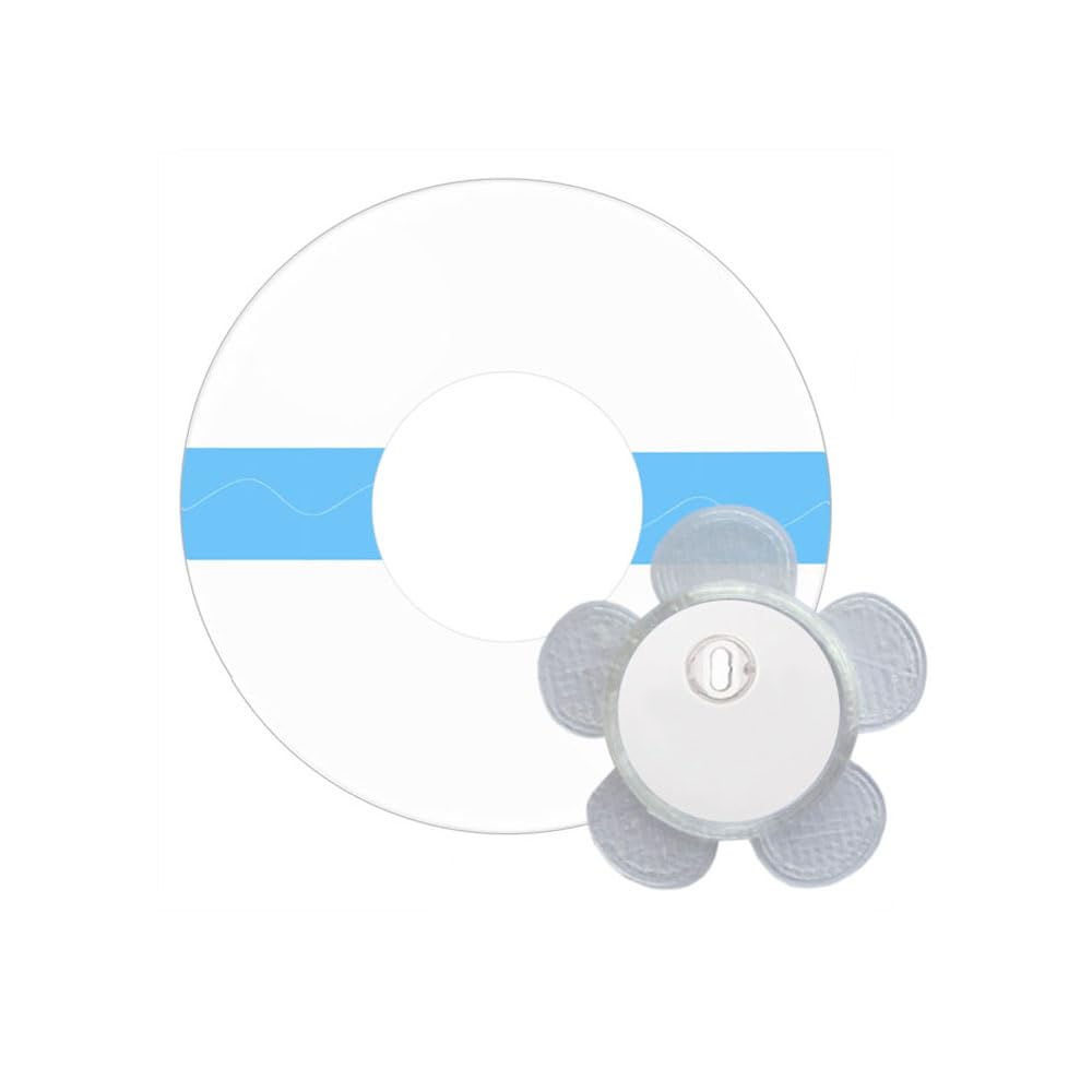 Libre 3 Sensor Covers,40 Pack Waterproof Adhesive Patches for Libre 3 and 1 Pack Plastic Shield Cover,Up to 10days Protection (Translucent)