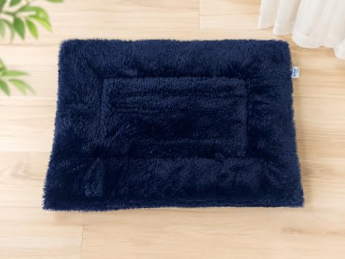 Image of NEXTGO Floor Seat Cushions Yoga Meditation Mat Pooja aasan Soft Extra Comfortable Feather Touch Last Long Upto Washable Material Size 24 x 30 Inch 2 x 2.5 Fit (NAVY BLUE)