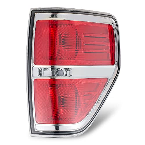TUZILLA Ford F150 Passenger Side Tail Light fit for 2009 2010 2011 2012 2013 2014 F150 Pickup Truck TailLight Assembly Styleside Replacement