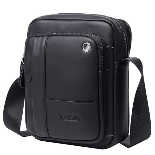 Sacoche homme cuir vintage BAIGIO pour voyage et travail