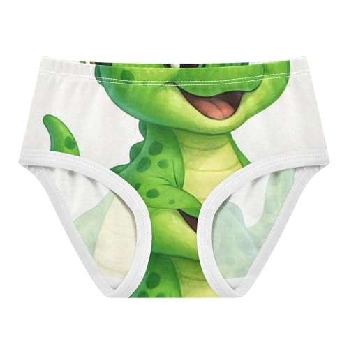 Girls Underwear Toddler 2t Cotton Girl Panties Cute Fun Print Briefs Girls Undies Cute Cartoon Dinosaur