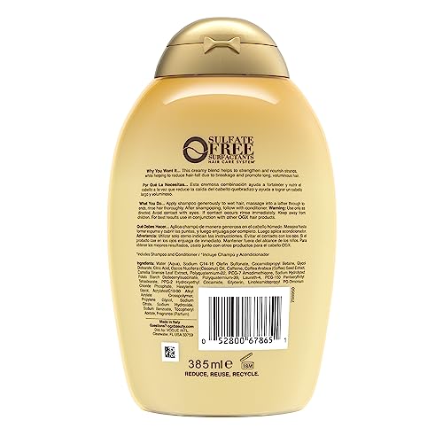 Ogx 67865 Anti-Hair Fall + Coconut Caffeine Strengthening Shampoo thumb #6