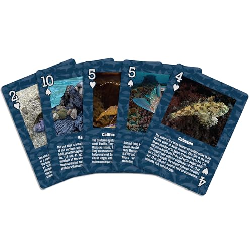 Baraja de Naipes Marine Wildlife Pacific Northwest miniatura 4
