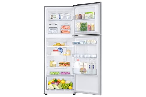Image of Samsung 301 L, 2 Star, Convertible 5-in-1 Digital Inverter with Display Frost Free Double Door Refrigerator (RT31H4522S8 /HL, Silver, Light DOI Metal, 2026 Model)