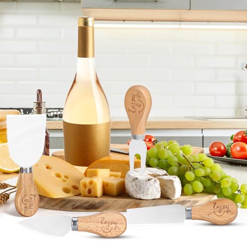 Tabla rectangular de madera de acacia para queso miniatura 2