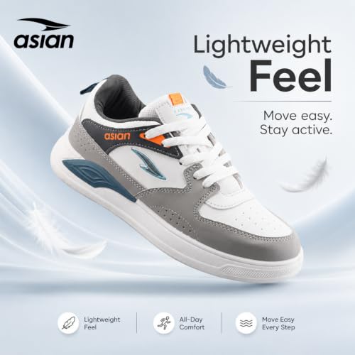 Image of ASIAN Men's TARZAN-11 Casual Sneaker Shoes with Synthetic Upper Lightweight Comfortable Mid Top Sneaker Shoes for Men's & Boy's