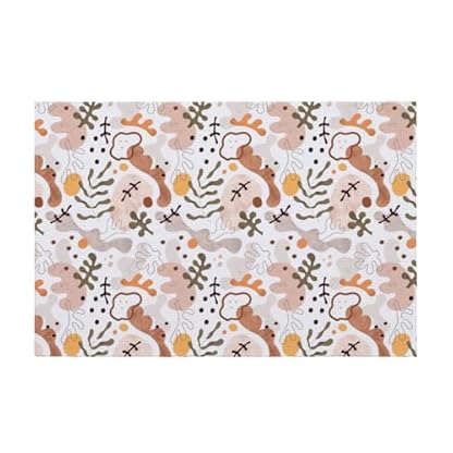 Geschirrtücher Abstract Orange Beige Handtücher Waffeltücher Küchentücher Geschirrhandtücher Saugfähige Trockentücher Küche Multi-Purpose Abtrockentücher Küche Handtuchset 4 Stück (40x60cm)