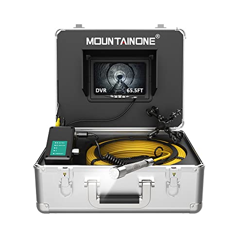 20m Cámara Inspección Tuberías, Camara Endoscópica con Monitor LCD de 7" Camara Inspeccion, endoscopio industrial con Grabadora DVR Cámara Impermeable IP68 (20M) Cover