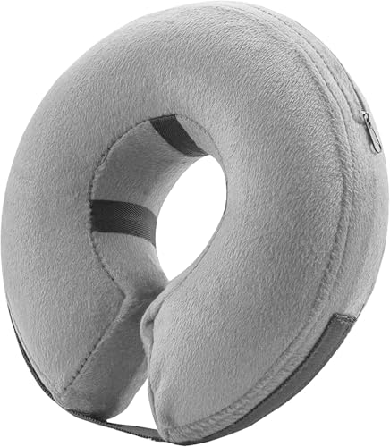 BENCMATE Inflatable Dog Cone Collar Alternative After Surgery X-Small Blue | Soft Dog Cone for Small Medium Large Dogs and Cats Doggie Neck Donut Recovery ECollar to Stop Licking Pets from In product thumbnail 17
