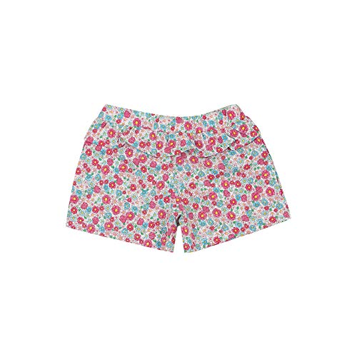 Image of Mothercare Girls Slub Floral Print Shorts - Pack of 2 206716212-P