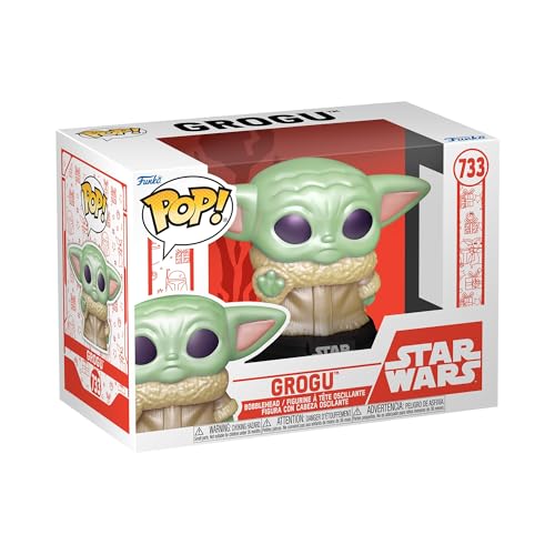 Funko Pop! Star Wars: Holiday - Grogu (The Child, Baby Yoda) - Figura de Vinilo Coleccionable - Idea de Regalo- Mercancia Oficial - Juguetes para Niños y Adultos - Movies Fans