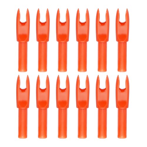 PATIKIL Flèches de Tir à l'arc Nocks 4.2mm, 12 Pcs Insert en Plastique Nock de Flèche de Remplacement pour La Chasse au Tir à l'arc Arc Composé Recurve,...