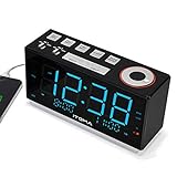 One Touch ON / OFF Night Light - La elegante luz nocturna de la radio reloj te brinda una sensación de calidez en la noche oscura.