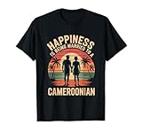 Happiness is Being Married to A Cameroonian, Camaroon Wife T-Shirt