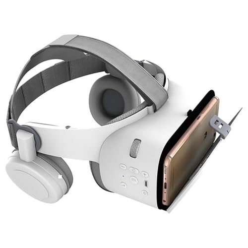 Auriculares de realidad virtual – Gafas de realidad virtual 3D con controlador Bluetooth, lente de alta definición para juegos móviles y videos, compatible con la mayoría de teléfonos inteligentes